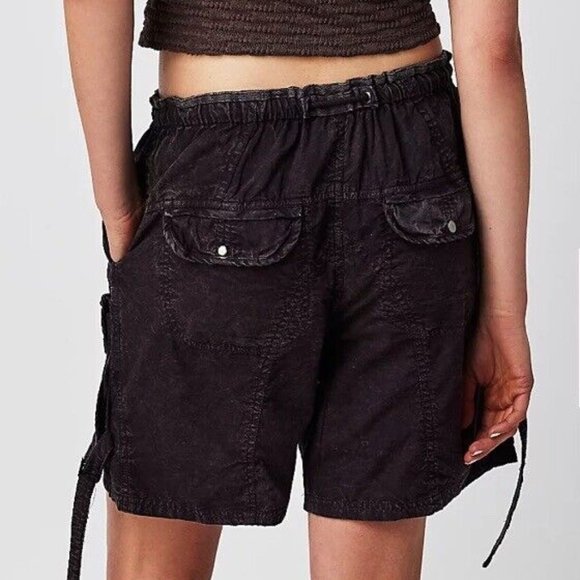 Free People Moon Bay Parachute Cargo Shorts - Picture 3 of 3